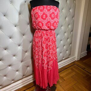Viva You, Elegant Pink Floral Women's Dress Size XL